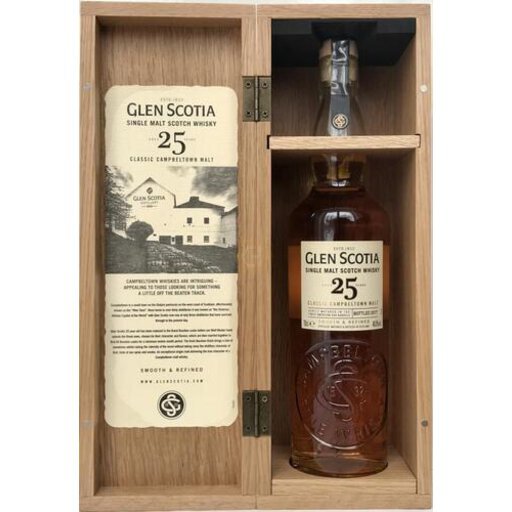 ウイスキー GLENSCOTIA 25y Glen Scotia 25 Year Old Single Malt Scotch Whisky