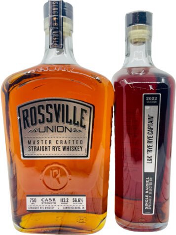 Rossville Rye Whiskey L&K “Rye Rye Captain” Barrel #1652
