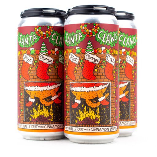 Fat Orange Cat Santa Claws Stout 16OZ - Kindred Spirits & Wine