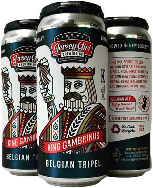 Jersey Girl Brewing King Gambrinus Tripel 16oz Cans
