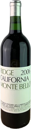 Ridge Vineyards Monte Bello Santa Cruz Mountains 2006