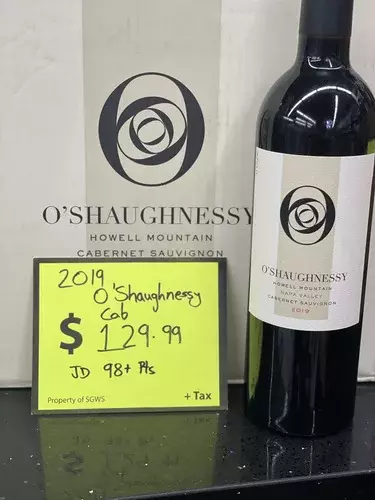 2019 O'Shaughnessy Howell Mountain Napa Cabernet