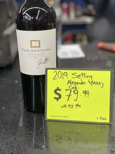 2019 The Setting Alexander Valley Cabernet