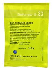 Safbrew S 33 Dry Yeast