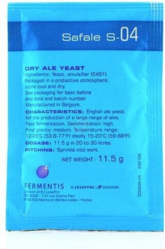 Safale S 04 Dry Yeast