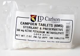 Potassium Campden 100 Count