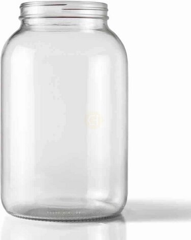 Big Mouth Glass Jug W Lid