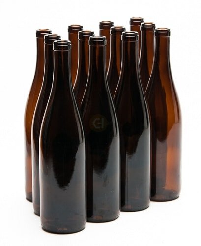 Amber Hock Wine Bottles