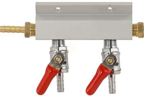 2 Way Gas Manifold Split