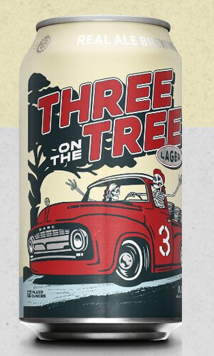 Real Ale Three On Three Rice Lager