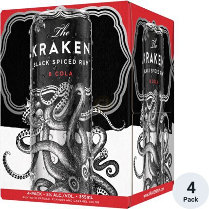 Kraken Rtd Cola 355ml