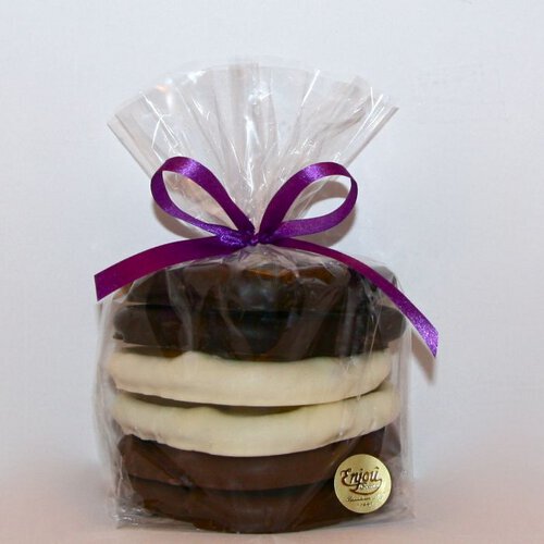 ENJOU DARK CHOCOLATE COVERED PRETZELS 4.8OZ