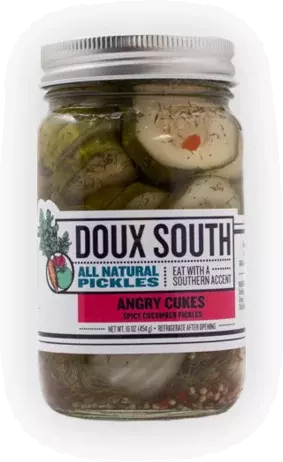 DOUX SOUTH SLICED ANGRY CUKES