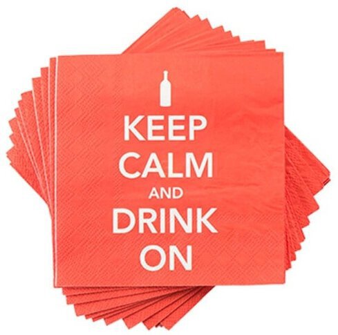 Cakewalk Keep Calm Napkins