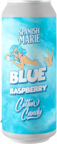 Spanish Marie Blue Raspberry Cotton Candy