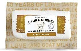 Laura Chenel Black Truffle Fresh Goat Cheese Log