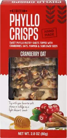 Nu Bake Phyllo Crisps Cranberry Oat