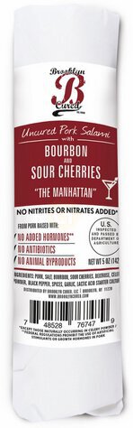 Brooklyn Cured Salami Chub Bourbon & Sour Cherries The Manhattan