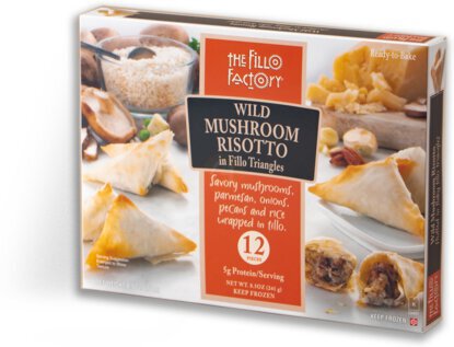 FILLO FACTORY WILD MUSHROOM RISOTTO TRIANGLES 12 PIECE