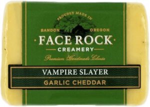 Face Rock Vampire Slayer Garlic Cheddar Cheddar Cheese