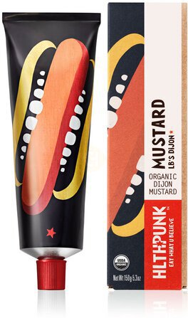 Hlthpunk Lb's Hot Dijon Mustard 150g