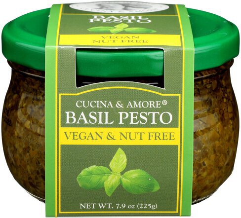 Cucina & Amore Pasta Sauce Vegan Basil Pesto