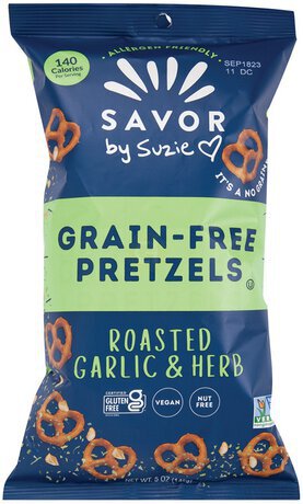 Savor Saint Roasted Garlic & Herb Pretzels
