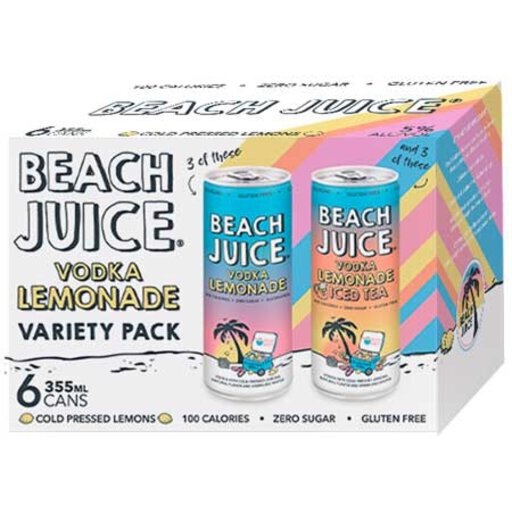 BEACH JUICE 6PK (12 FL OZ) CANS 12OZ - john and petes fine wine
