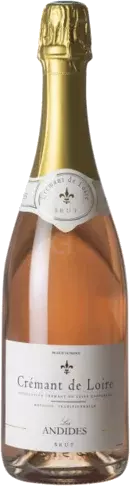 Les Andides Cremant De Loire Rose Brut