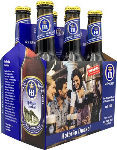 Hofbrau Dunkel12oz Nr 6 Pack