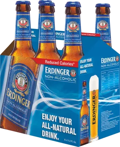 Erdinger Hefe Non Alcoholic 6 Pk Nr