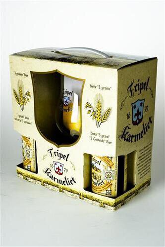 Bosteels Tripel Karmeliet Gift Set W Glass