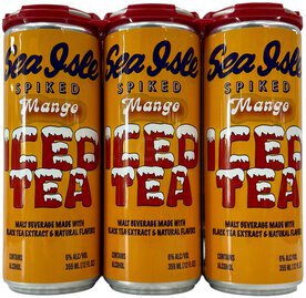 Sea Isle Spiked Mango Iced Tea 12oz Cans