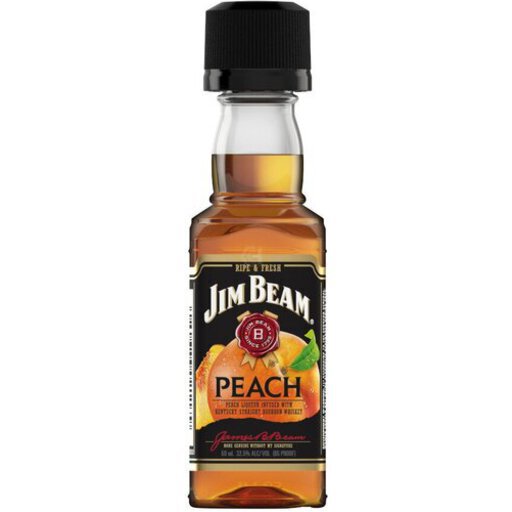 Jim Beam Peach Bourbon 50ML - Texas Cheer Liquor, San Antonio, TX