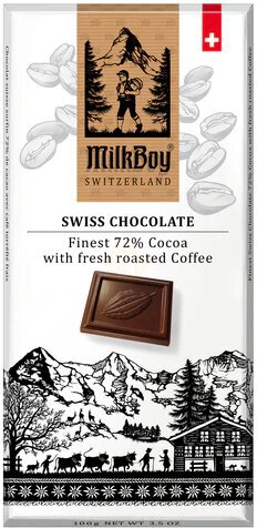 Milkboy Swiss 72 Cocoa w/Roasted Coffee