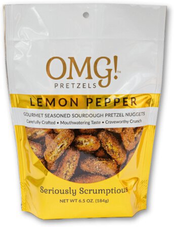 OMG Pretzels Lemon Pepper