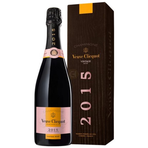 CLICQUOT ROSE VINTAGE 2015 zx - Molly's Spirits