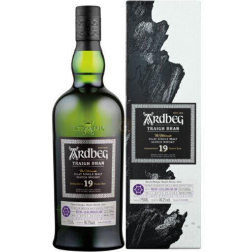 Ardbeg Traigh Bhan 19y 蓋なし 第一弾　空瓶 Ardbeg Traigh Bhan 19 Year Single Malt Scotch Whisky - Wine