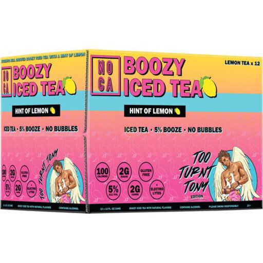 un teaアン テ NOCA BOOZY ICED TEA HINT OF LEMON 12PK CANS 12OZ - Madison Wine