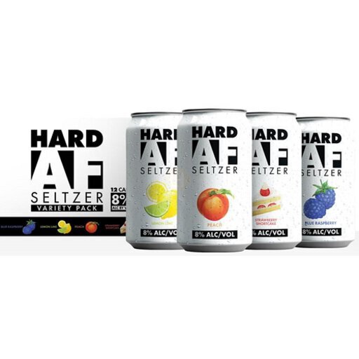 Hard AF Seltzer Variety Pack 12OZ - Mac's Beer and Wine , Atlanta