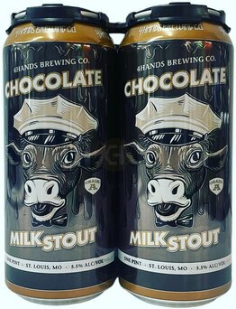 4 hands Chocolate Milk Stout 16oz Cans
