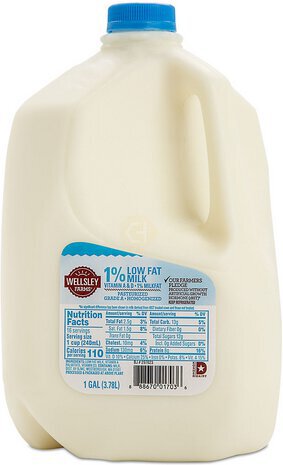 Wellsley Farms 1% Low-Fat gallon Milk