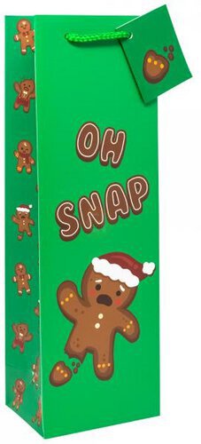 Gift Bag Oh Snap Gingerbread