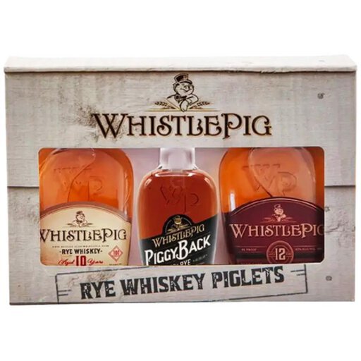 Whistle Pig Rye Whiskey Piglets 3PK 50ML - Colonial Wines