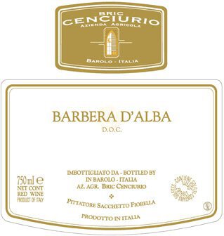 Bric Cenciurio Barbera D'alba