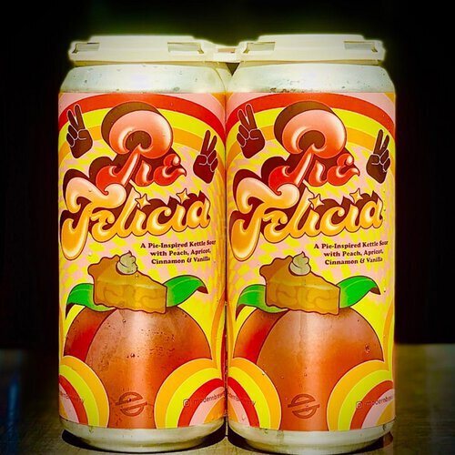 Modern Pie Felicia Peach Pie Kettle Sour 4 Pack Cans
