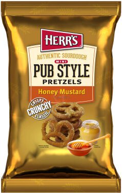 Herrs Mini Pub Style Pretzels Honey Mustard