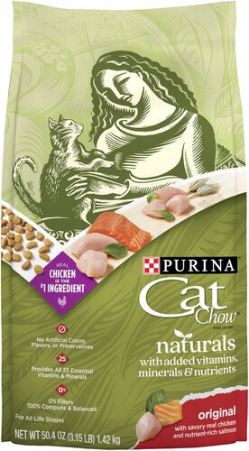 Purina Cat Chow Naturals With Added Vitamins, Minerals and Nutrients Dry Cat Food, Naturals Original