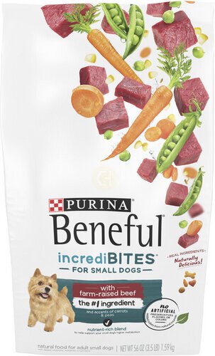 Purina Beneful IncrediBites With Farm-Raised Beef, Small Breed Dry Dog Food