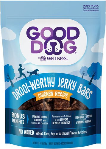Good Dog by Wellness Drool-Worthy Jerky Bars, 30 Ounce Bag